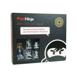 Print Ninja Board Game + Custom Poker Card Sample – Collectible & New